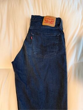 Levi's Men's Dark Blue Slim Straight Jeans